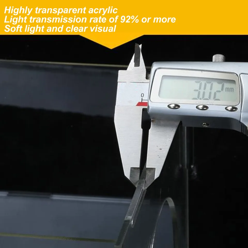 Scatola Antipolvere Per Levigatura - Contenitore Trasparente In Acrilico Per Lavori Puliti