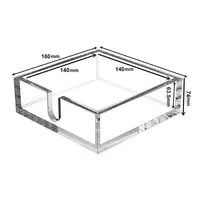 Napkin Holder Stylish Acrylic Napkin Holder for Kitchen Dining Table See-through Tissue Dispenser for Bathroom Table Organizer 1