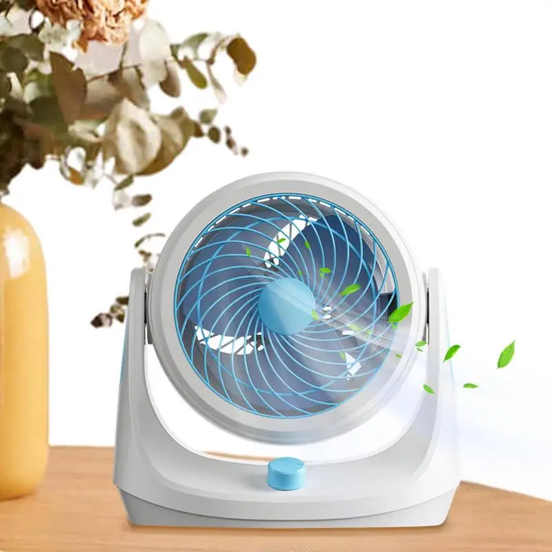 

Table Cooling Fan 23Db Silent Fan With 3 Speeds Electric Desktop Small Fan Adjustable Desktop Table Cooling Fan For Library