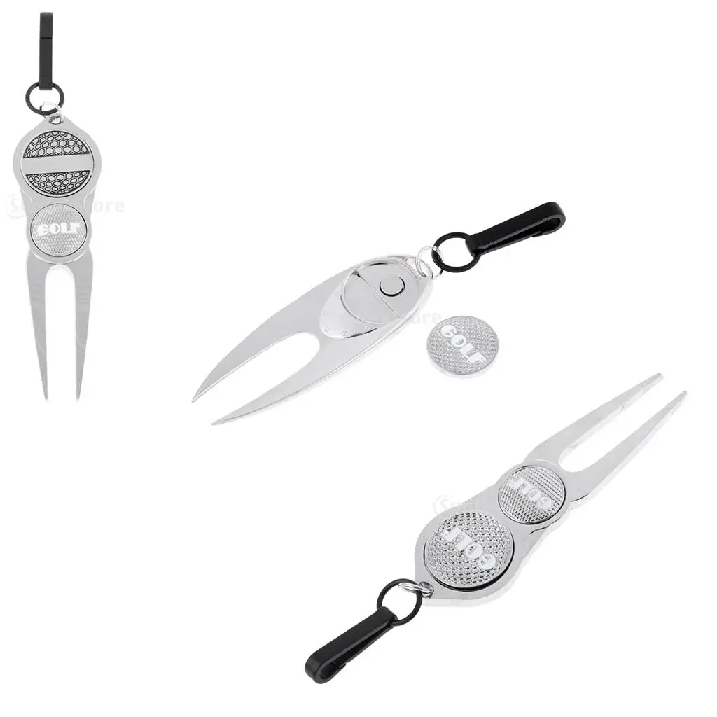 Practical Golf Fork Repair Tool Accessory for Divot Putting Green Club Rest Practical Golf Fork Repair Tool Accessory for Divot Putting Green Club Rest