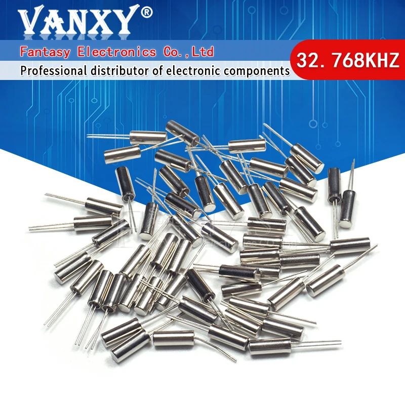 32.768KHz Error 20ppm 3*8 32.768K 12.5pF Cylinder quartz resonator 20pcs quartz resonator