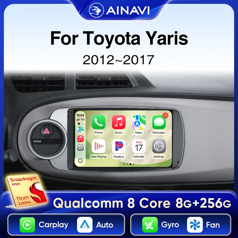 Autoradio Ainavi pour Toyota Yaris 2012 2013 2014 2015 2016 2017 Android Auto sans fil Carplay 4G IPS WIFI BT Multimédia automobile DSP 2 Din GPS HDMI Autoradio 1 Autoradio Ainavi pour Toyota Yaris 2012 2013 2014 2015 2016 2017 Android Auto sans fil Carplay 4G IPS WIFI BT Multimédia automobile DSP 2 Din GPS HDMI Autoradio 1