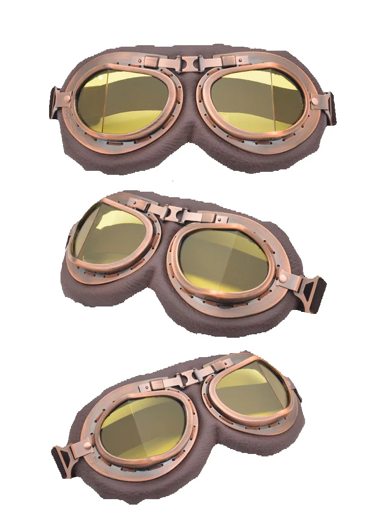Gogle motocyklowe Harley do uprawiania sportów na świeżym powietrzu, wiatroszczelne, soczewki, kask, okulary_voghion.com