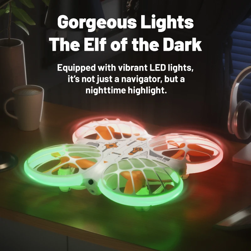 

Rc Drone 8K Camera Luminous Led Light Intelligent Obstacle Avoidance Remote Control Drone Quadcopter Flying Toy for Boys