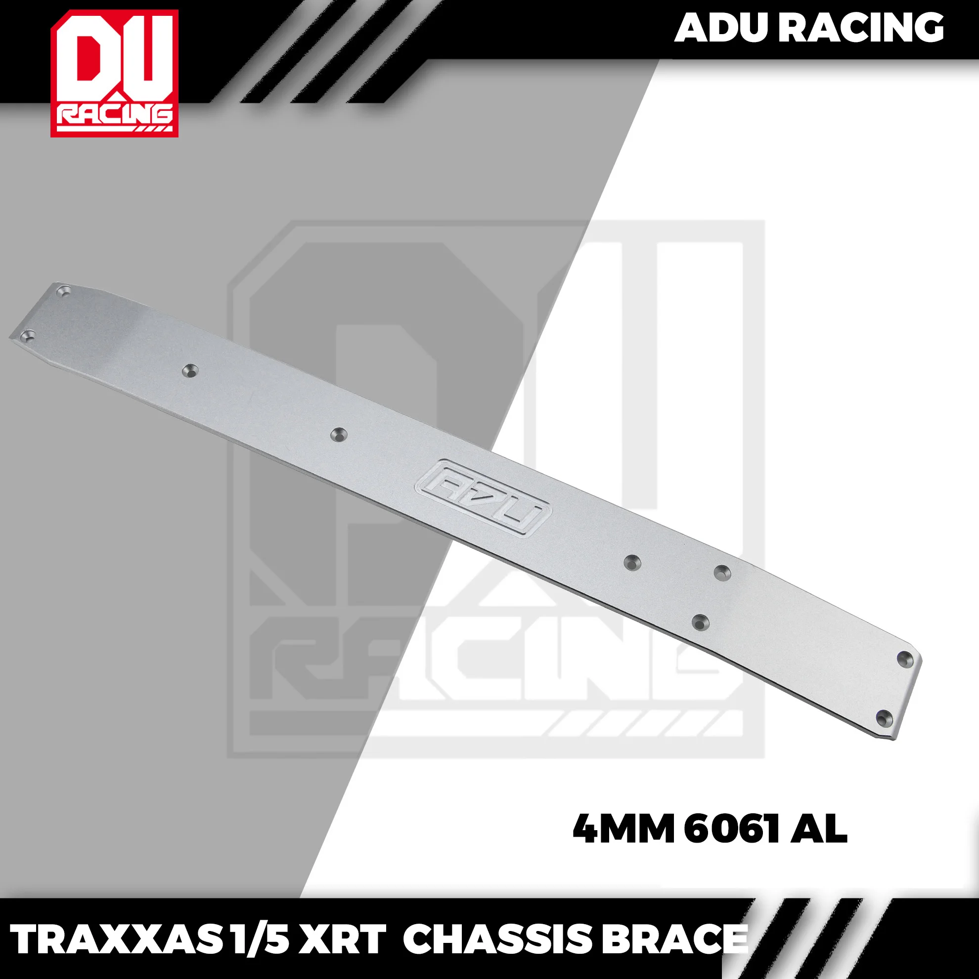 RC Car Parts ADU RACING CNC 4mm 6061 Alloy Main Chassis Strengthen Brace Guard Plate For 1:5 XRT 8S Update