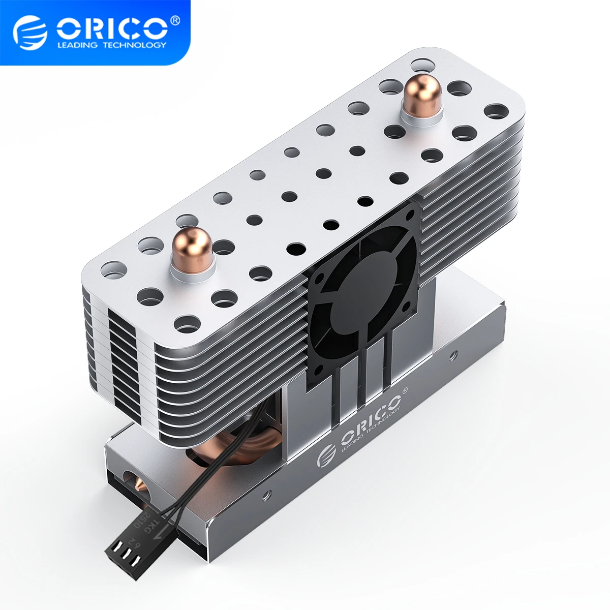 ORICOStrongHeatDissipationM2SSD2280HeatsinkAluminumCoolingCopperHeatPipeSilicon