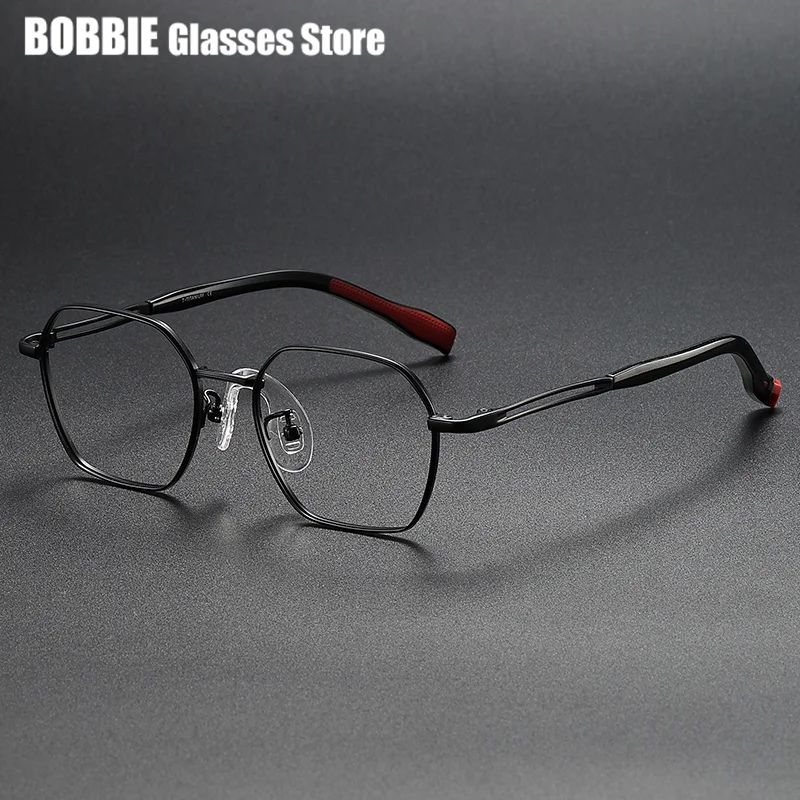New Teenager Titanium Frame Glasses 80936 Student Eyeglasses Small Fashion High Quality Polygon Myopia Eyewear Boy Girl Kid
