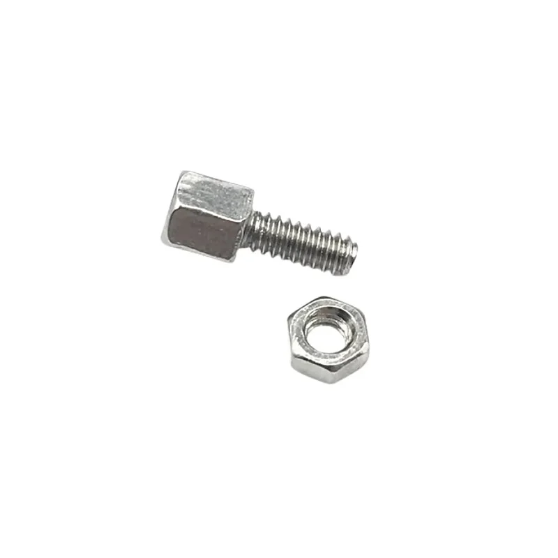 10set/LOT British System Screw+Nut DB9 Screw Nut 5+7mm DB A Serial Port Head Special