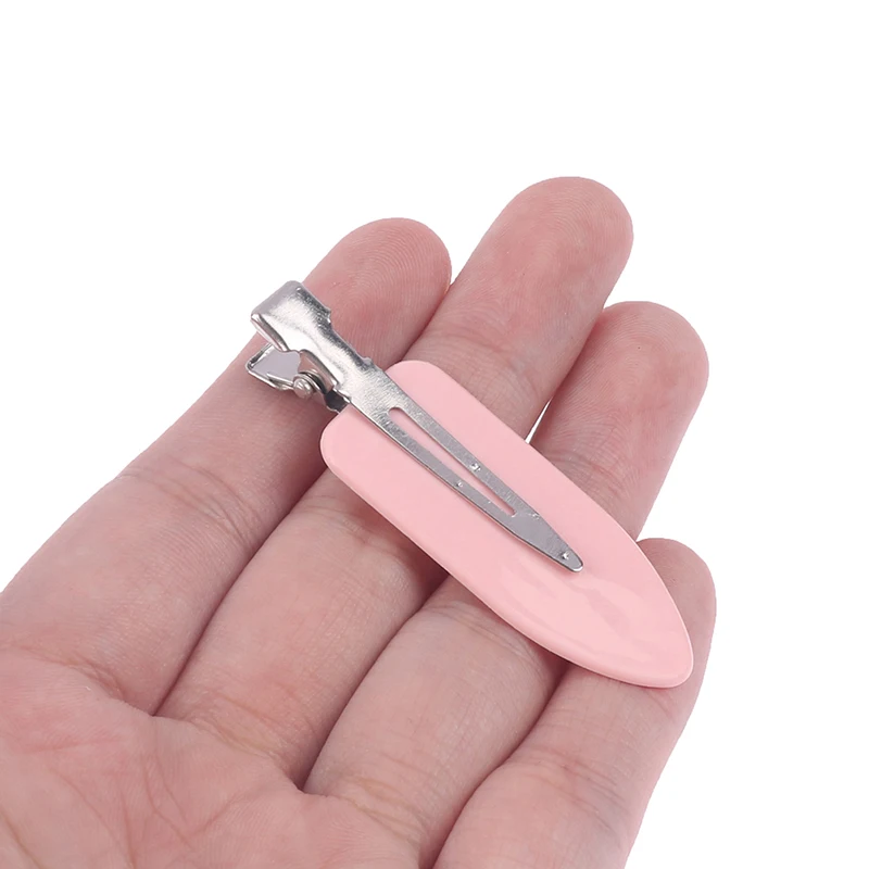 Description Picture 4 of item10pcs/set No Bend Seamless Hair Clips Makeup Clip Seamless Barrettes Salon Styling Fixed Accessories Washing Face Accessories