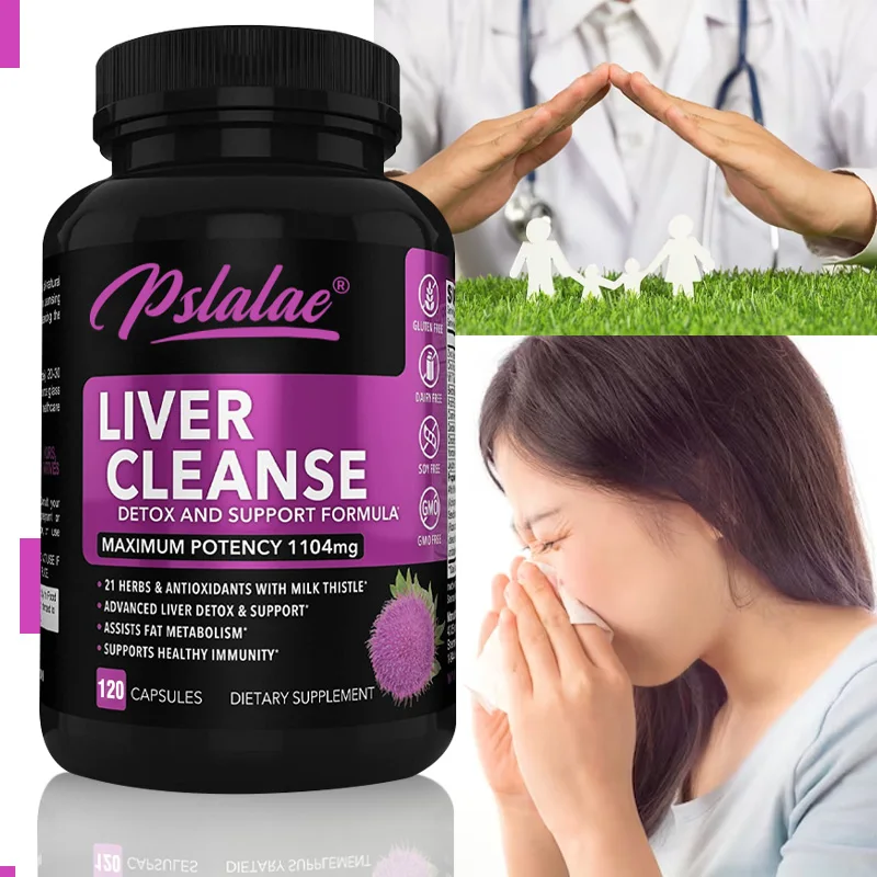 

Milk Thistle and Dandelion Supplement - Liver Cleanse and Detox Capsules