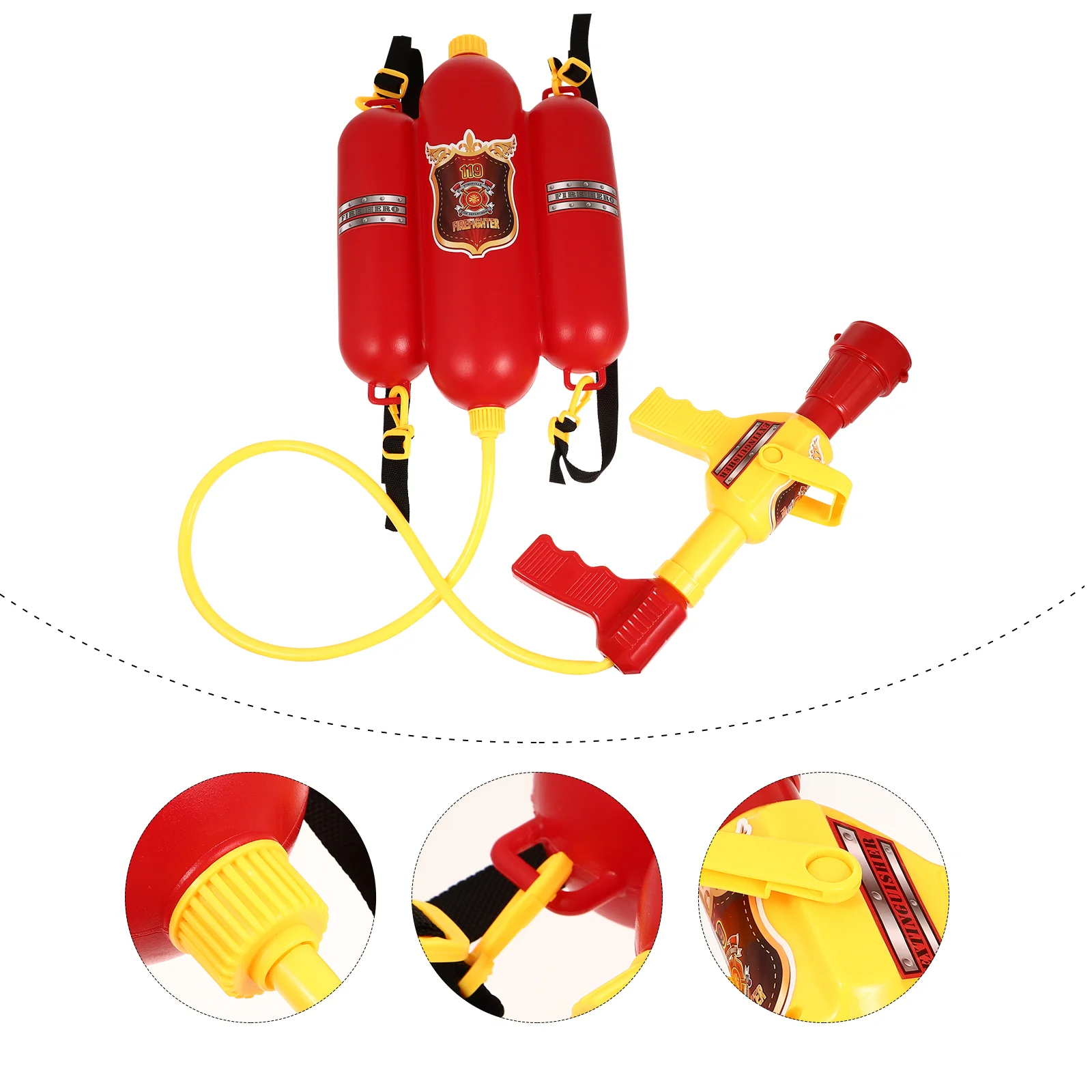 

Firefighter Fire Extinguisher Water Backpack Toy Water Children Outdoor Kids Summer Toys Children Firefighter Role Playing Pool