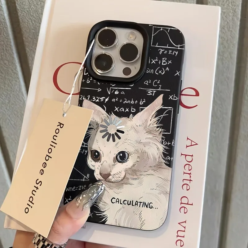 Cat Design Shockproof Soft Phone Case - Creative and Fashionable Cover
