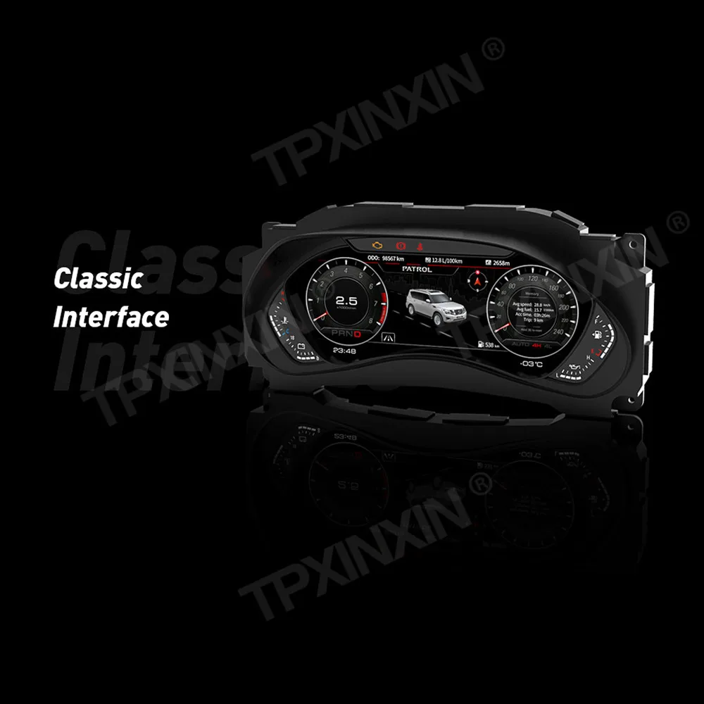 CaRobotor Y Pro Digital Dashboard For Nissan Patrol Y62, 47 OFF