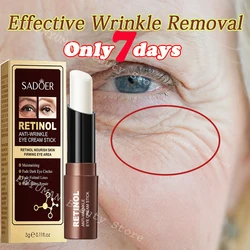 Retinol Anti-Wrinkle Eye Cream Stick Under Eye Bags Puffiness Remove Dark Circles Reduce Fine Line Tighten Eyes Korean Cosmetics