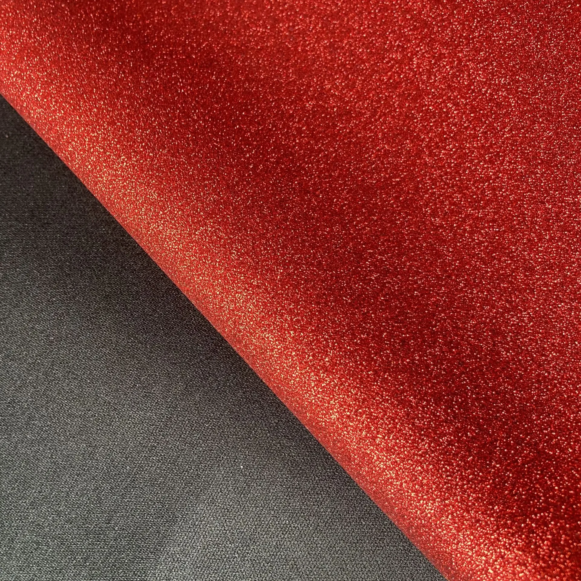 Elastic Knitted Fabric with Golden Sequins And Shiny Powder Environmentally Friendly Glowing Cloth for Clothing Accessories