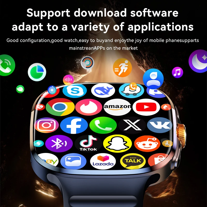 Google Smartwatch Android Wear App Apk 8GB+128GB RAM 5G