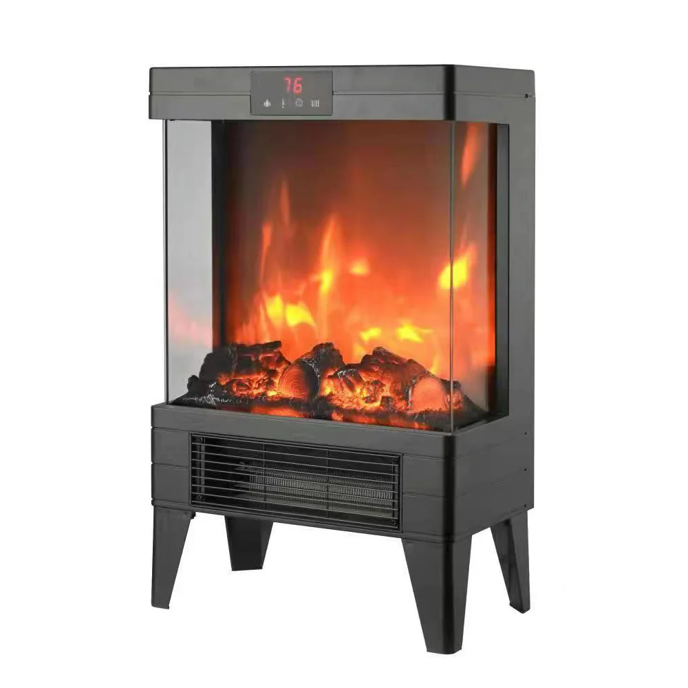 Electric Fireplace Indoor Smokeless Household 3D Flame Heater Fan  Calentador Electrico Pared Camino - AliExpress