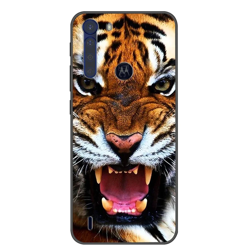 Fashionable Cool Soft Silicone Cover for Motorola One Fusion+ Phone