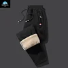 8XL Winter Lamb Wool Pants Men's Trousers Thickened Warm Drawstring Waist Casual Pants Men's Loose Gym Running Training Pants 1