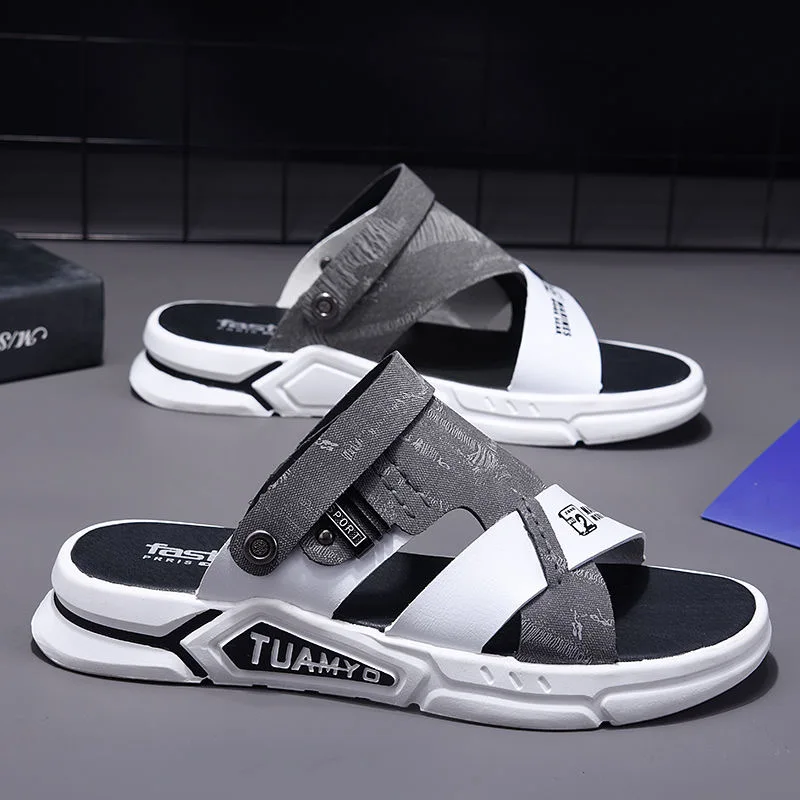 WEH-Sandals-Men-leather-2023-new-Summer-Beach-Sandals-brand-designer ...