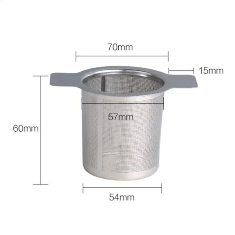 Tea Infuser Tea Strainer Leaf Filter Sieve Cup Stainless Steel Reusable Mesh 1 Pcs