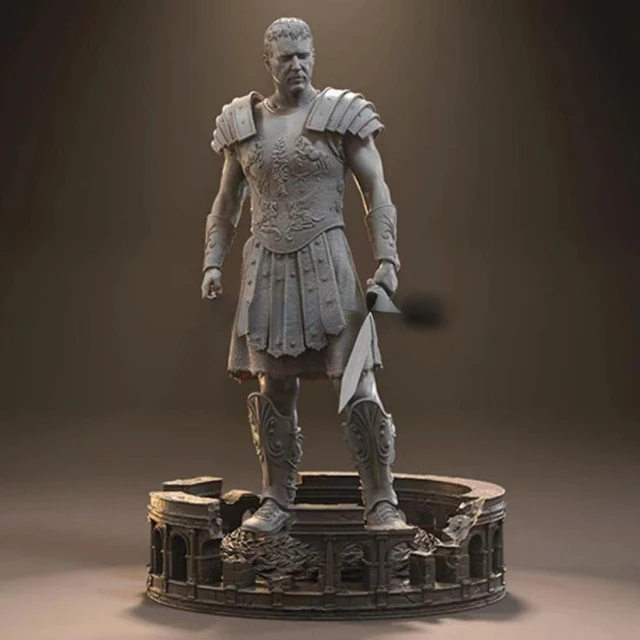 Gladiator Diy Resin Figure 1/24 Scale 85mm Vertical Height Assemble Model Kit Unassembled Dioramas and Unpainted Statuettes Toys 2