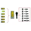 Riveter Gun Tool Hand Riveter Interchangeable Mandrel Insert Threaded Nut Rivet Drilling Rivet Tool M3-M12 Spare Part 4