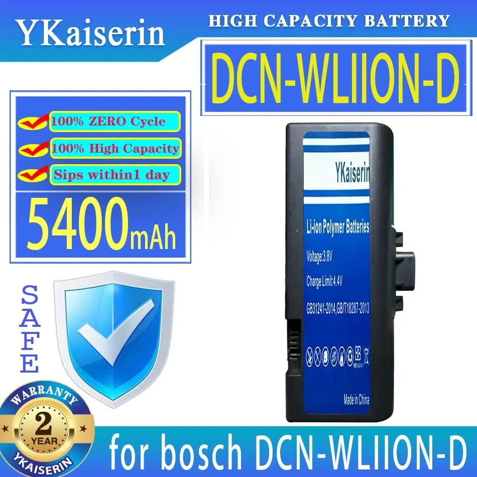 

YKaiserin 5400mAh Replacement Battery DCNWLIIOND for bosch DCN-WLIION-D for Wireless conference microphone Digital Batteries
