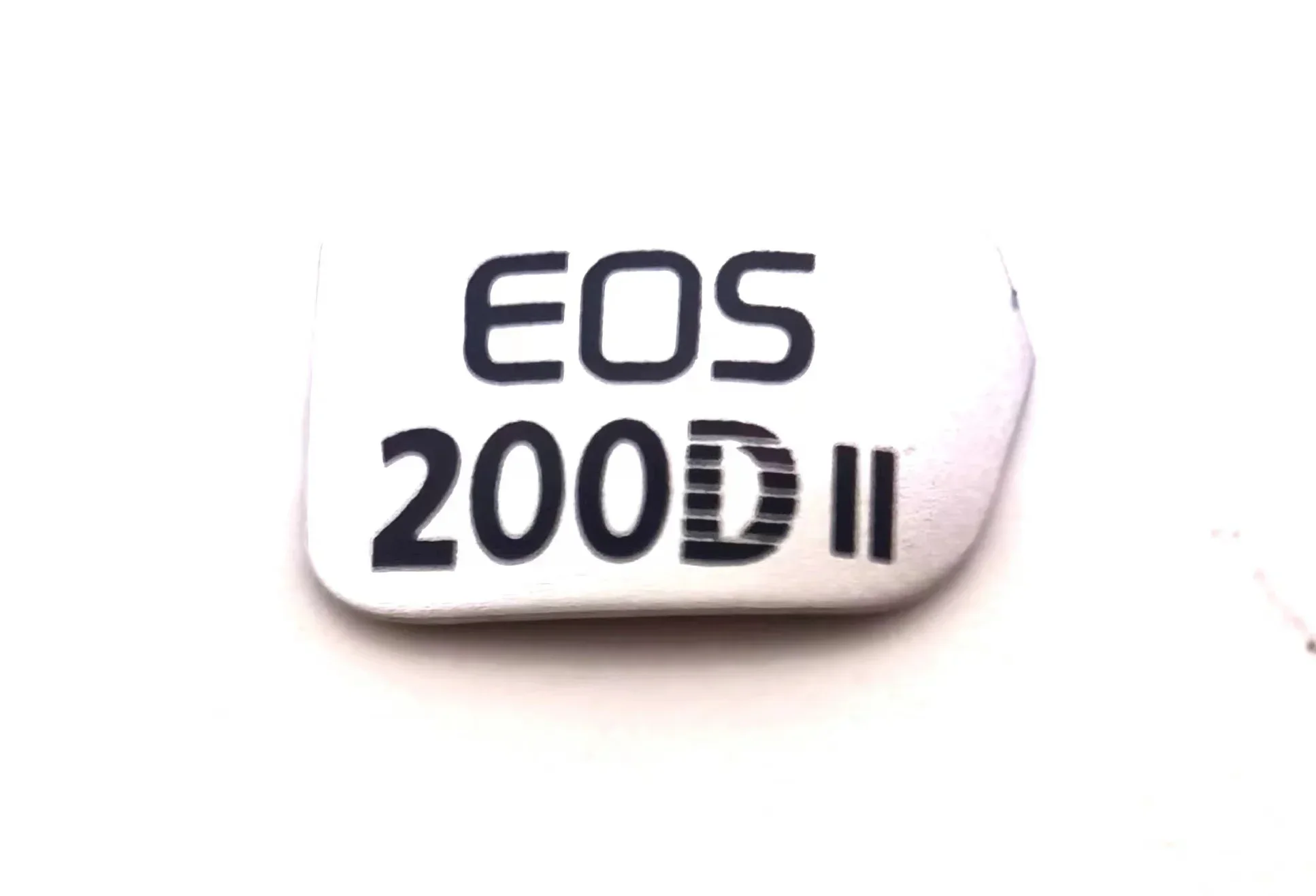 1PCS New For Canon 200DII 200D second generation, silver white black label, sign nameplate, brand frout cover Repair parts