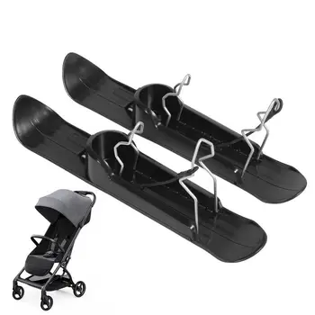 Kids Scooter Snow Sledge Cycling Snowboard Ski Kit Lightweight Snow Sledge Board Set For Scooter For Snowfields Baby Strollers 1