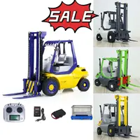 1/14 RC Hydraulic Forklift RTR Metal Wheeled Transfer Car Model Painted Assembled Toys TruckS Cars Vehicle with Light Sound Set 1