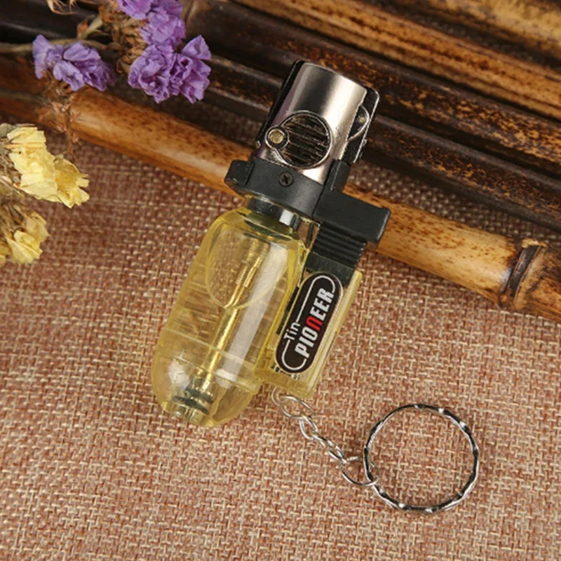 Description Picture 5 of itemWindproof Jet Flame Butane Gas Refillable Lighter Jet Blue Flame Keychain Lighter for Kitchen BBQ Lighters Smoking Gifts