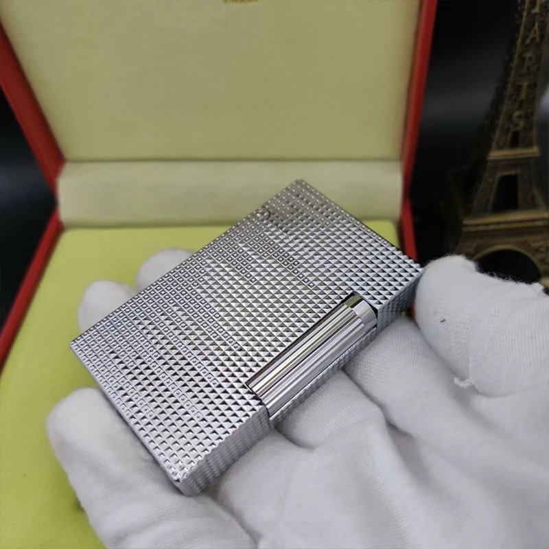 

New Retro Lighter Bright Sound Brass Shell Windproof Lighter Cigarette Men Gift