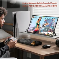 ZEUSLAP 18.5" Touch Screen Portable Monitor 100Hz 100% sRGB With Screen Holder Stand For Laptop Phone Xbox PS4 PS5 Switch - Image 6