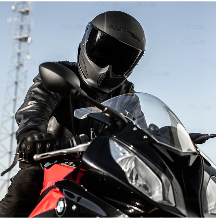 Ruroc Atlas Black Panther Motorcycle Gear Original Ruroc Atlas