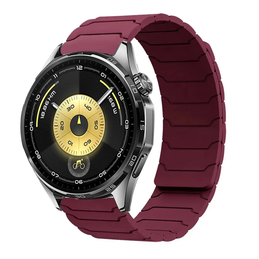 Magnetic Silicone Sports Strap - 22mm/20mm