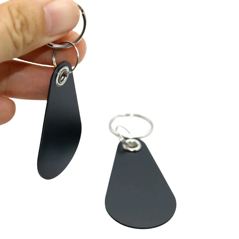 RFID Keyfobs RFID Cards RFID Tag 10Pcs 125KHz T5577 EM4305 Copy Rewritable Writable Duplicate RFID Smart Black Tag Can Copy EM4100 Card Proximity Token Keyfobs