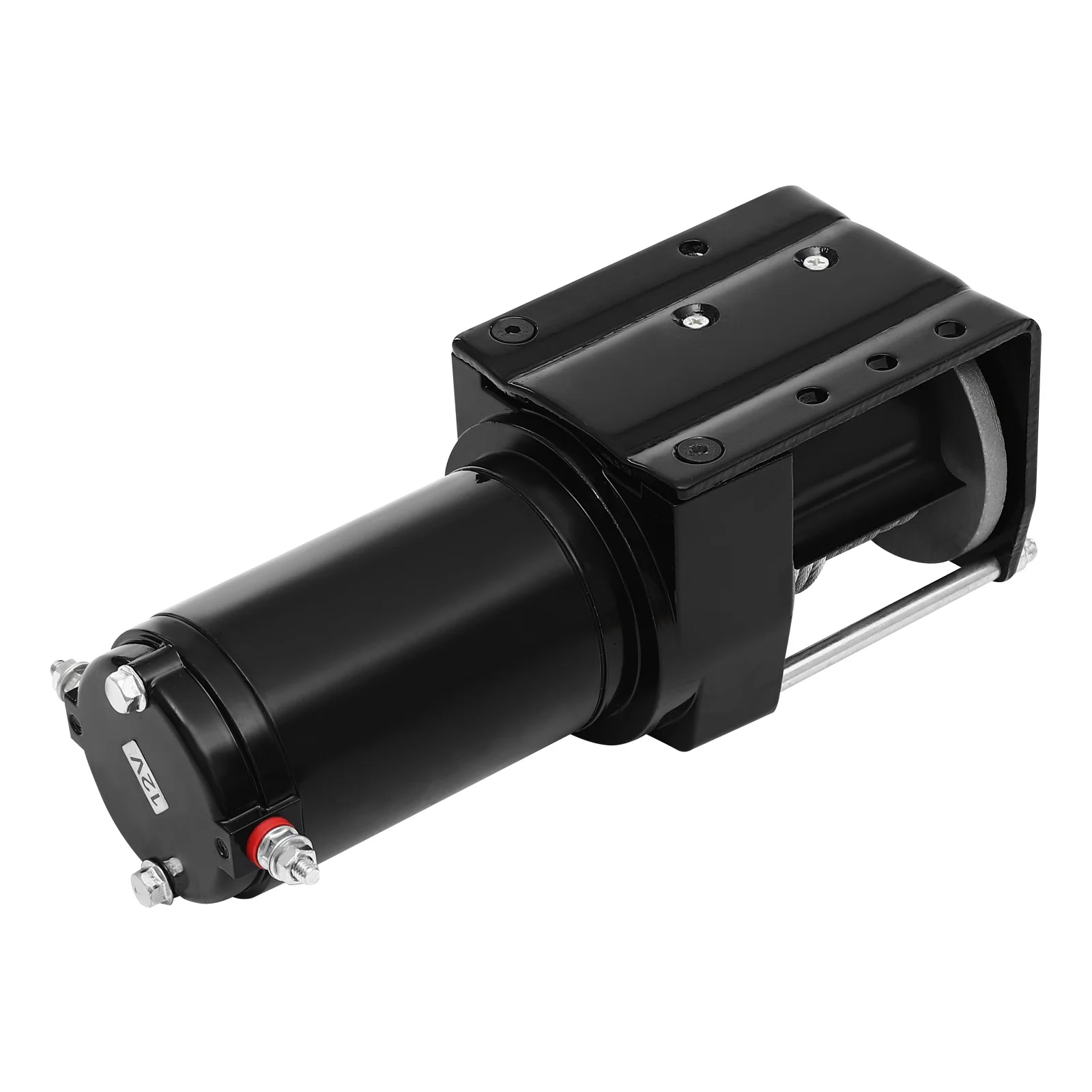 12 V elektrische Winde, 3000 lbs elektrisches Winden-Set, elektrische Winde mit kabelgebundener Steuerung, 136:1 Übersetzungsverhältnis, IP54 wasserdichte Bewertung – Detail 6