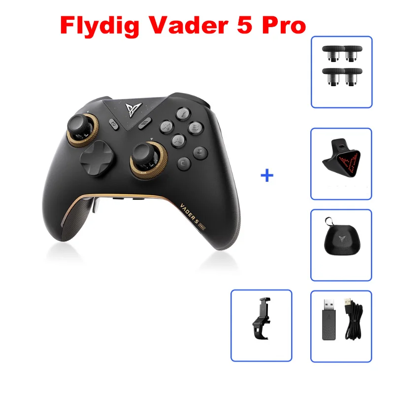 Flydigi VADER5 PRO コントローラー Flydigi Vader 5 Pro ワイヤレスBluetoothゲームパッドコントローラー