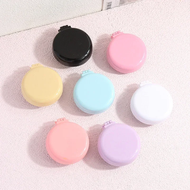1 Pcs Small Size Hair Comb with Folding Mirror Traveling Portable Massage Folding Comb Women Girl Hair Brush Styling Tools 3