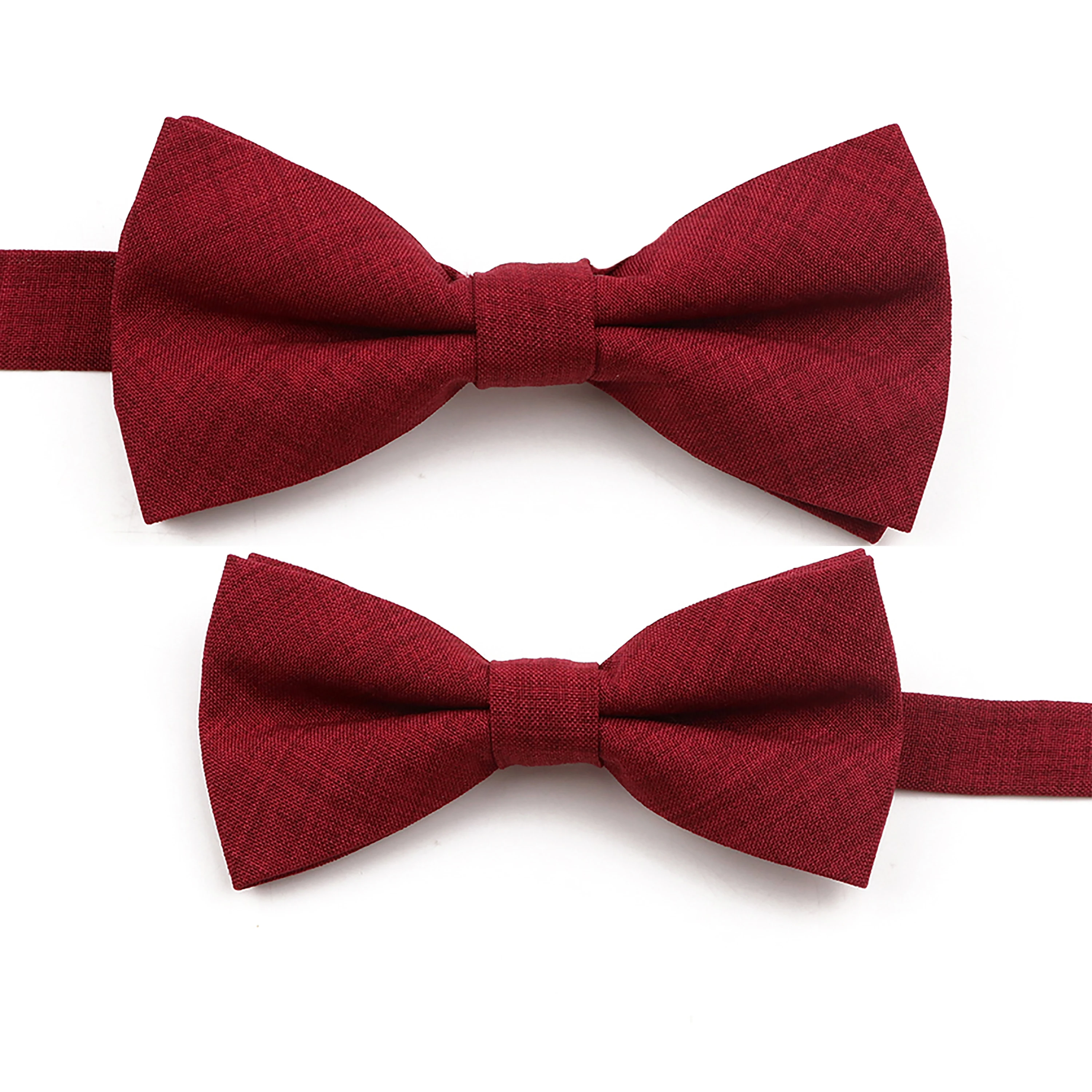 New High Quality Handmade Parent-Children Bowtie Solid Color Cute Lovely Family Butterfly Wine Red Green Orange Cravats Gift