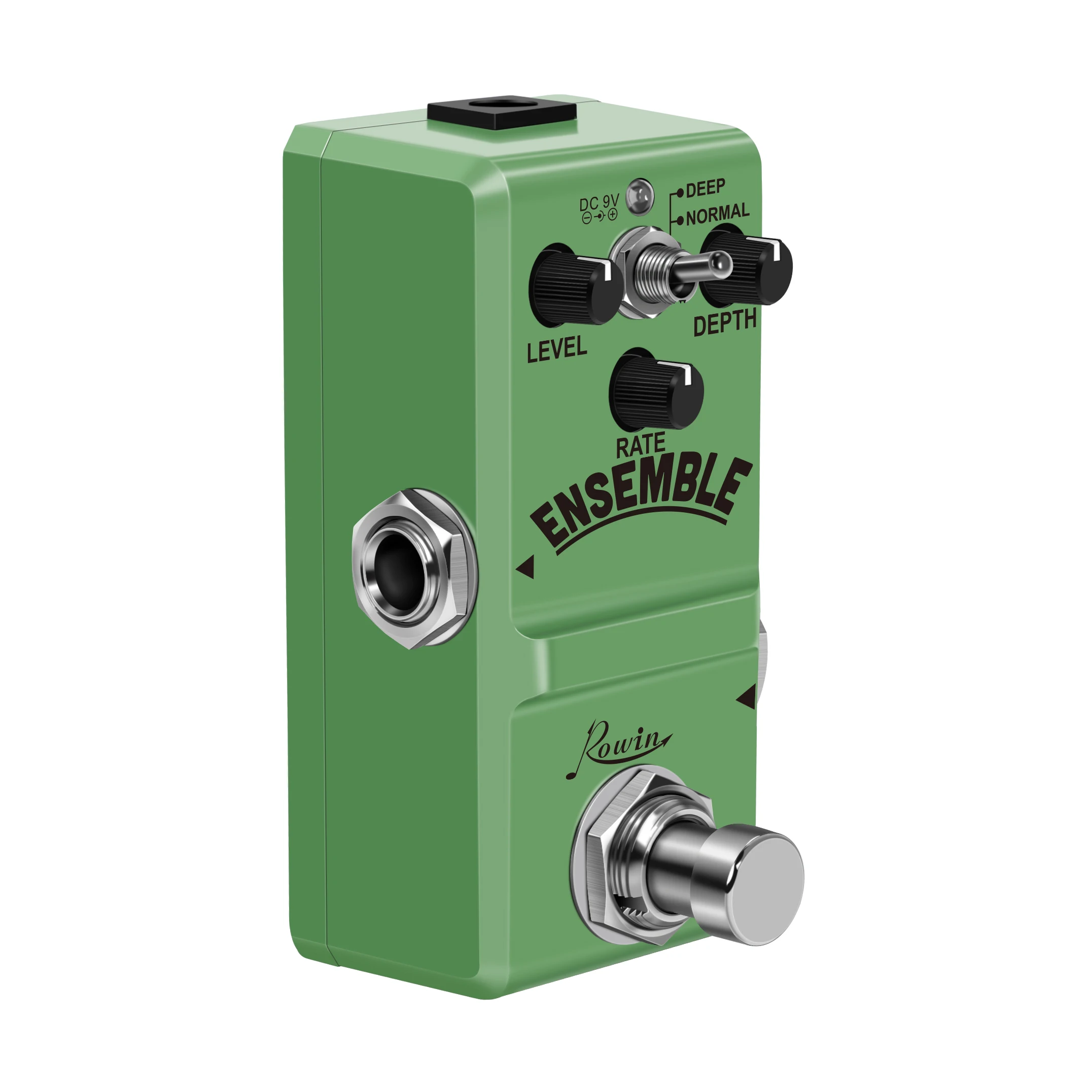 Rowin-Ln-304 Ensemble Guitar Effect Pedal Classic Analog Chorus Effect Pedal True Bypass Aluminum Alloy Shell