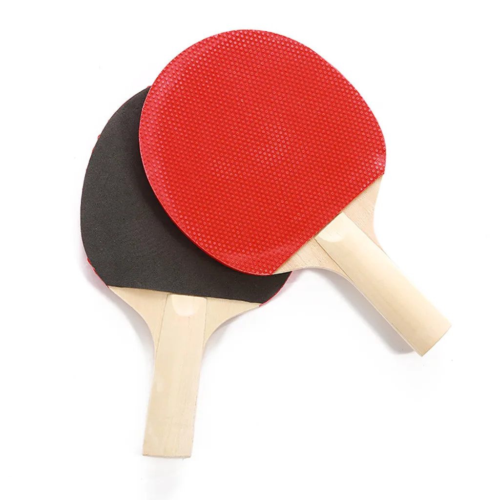 Indoor Games Sport Portable Table Tennis Net Bracket Ping-Pong Paddles Kit Set