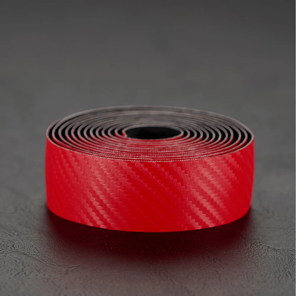 Road Bike Handlebar Tape Carbon Fiber Pattern Speed Bicycle Winding Handle Bandage Elastic EVA Soft Cycling Annexes bike handlebar tape