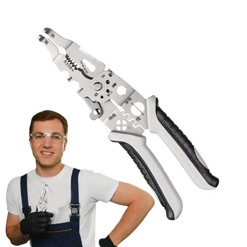 

Многофункциональные плоскогубцы для зачистки проводов для электриков плоскогубцы для резки проводов плоскогубцы для зачистки проводов металлический ручной инструмент