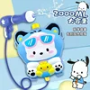 Cartoon Water Guns Backpack 2024 Summer Pool Children Toys HelloKittys Pull-Out Type Spray Kids Water Bag Capacity Max 2000ml 6