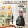 Smoothies Blenders, PRASKY Max.2400Watts/1000Watts Blender and Grinder Combo 25000RPM Powerful Kitchen Blen 3