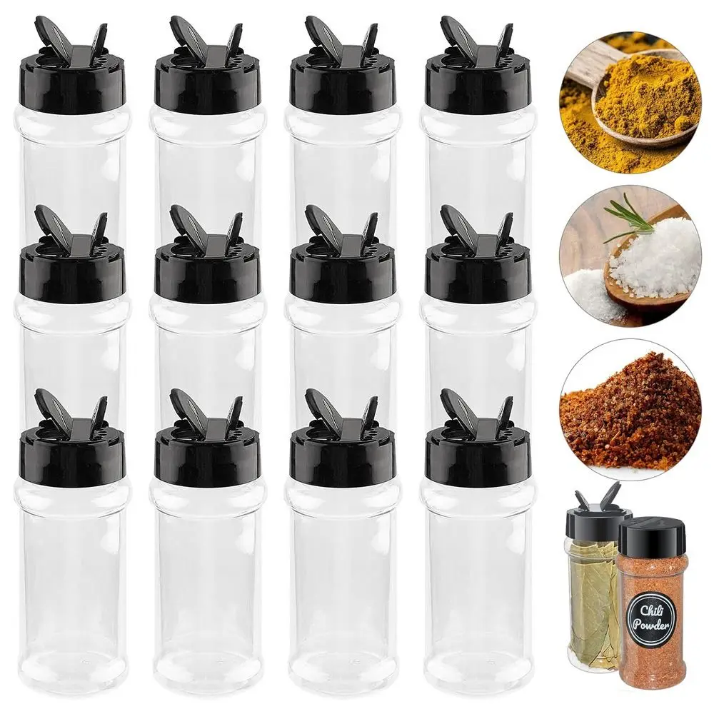 1Pcs New Portable Condiment Bottle Camping BBQ Pepper Shakers Plastic Spice Seasoning Jar storage box storage jar plastic storage bottle