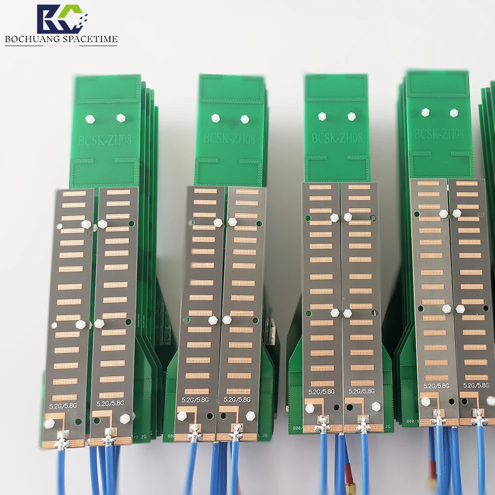 BCSK-ZH08 타입 고이득 8 밴드 UAV 방어 결합 지향성 안테나, 433Mhz, 868Mhz, 900Mhz, 1.2Ghz, 1.5Ghz, 2.4, 5.2Ghz, 5.8GHz