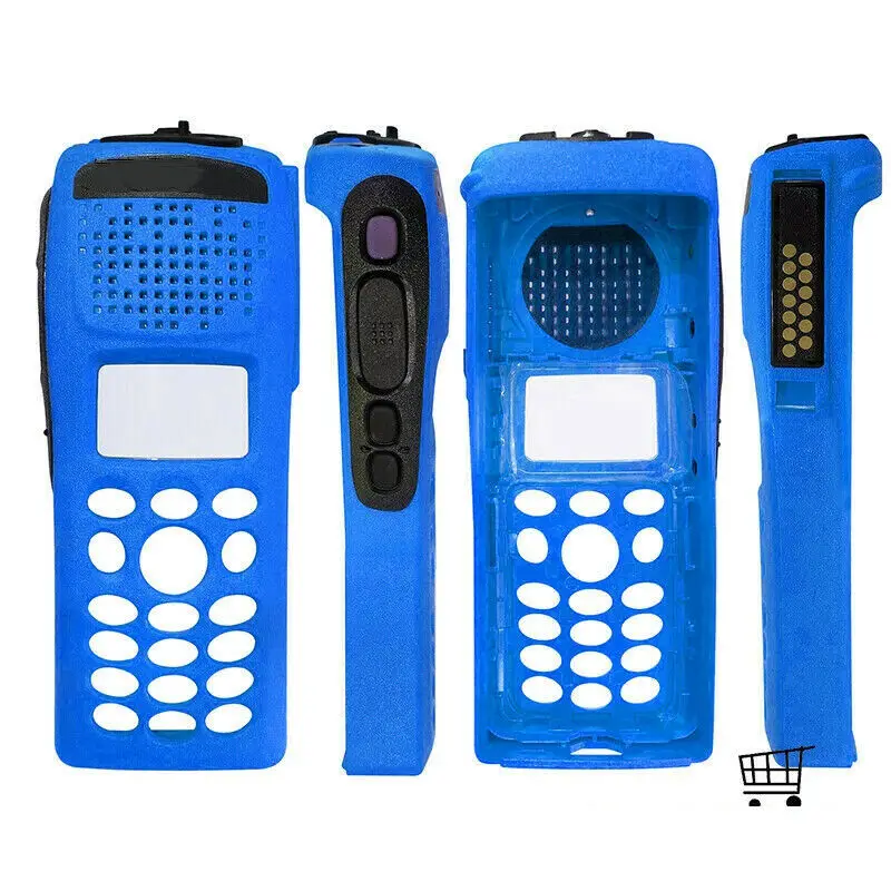 5PCS Full Keypad Replacement Housing Case Kit For XTS2500 Model3 M3 Two Way Radio Blue